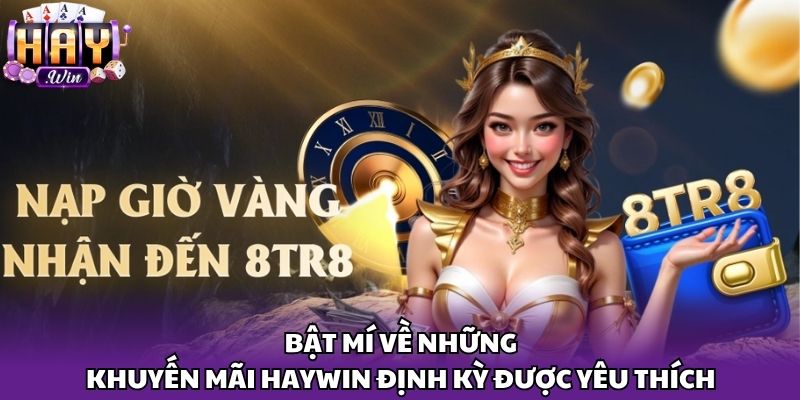 Bật mí về những khuyến mãi Haywin định kỳ được yêu thích