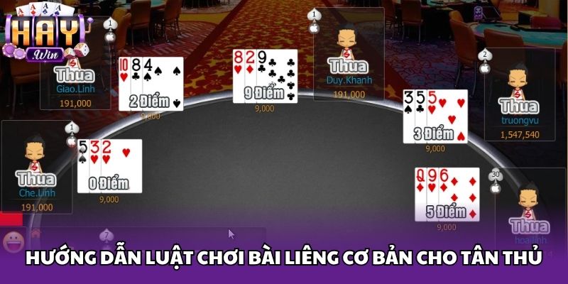 Hướng dẫn luật chơi bài Liêng cơ bản cho tân thủ