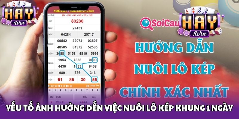 Yếu tố ảnh hưởng đến việc nuôi lô kép khung 1 ngày